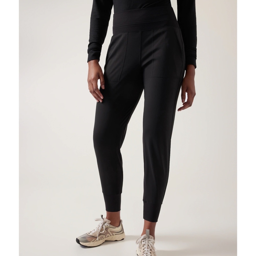 Athleta Black Track Jogger Pants